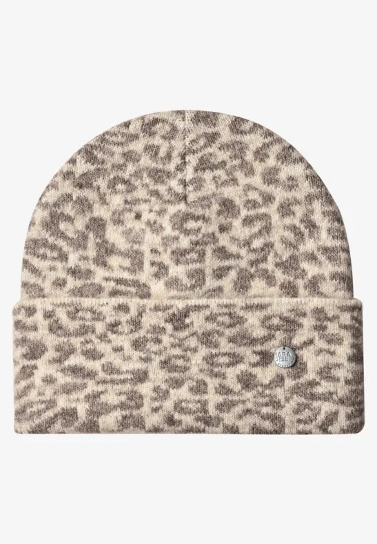 Street One Jacquard beanie with leopard print 573161
