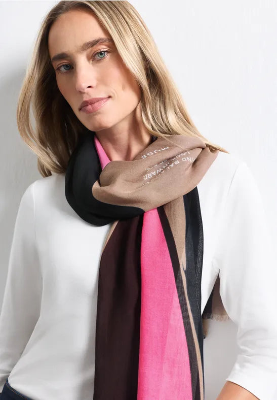 Street One long multi colour scarf 573269