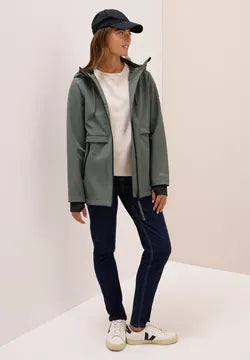 Cecil  Soft Shell Rain Jacket Olive Green 202093