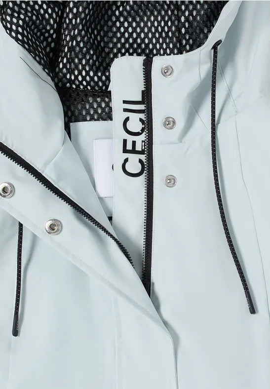 Cecil Windbreaker rain jacket in Watercolour Blue 202205