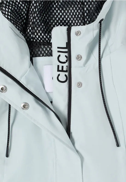 Cecil Windbreaker rain jacket in Watercolour Blue 202205