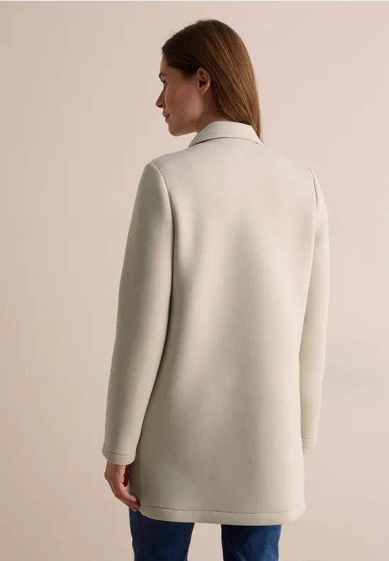Cecil Scuba Coat Beige  212458