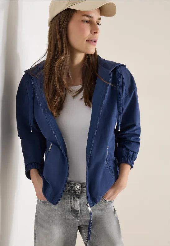 Cecil Cotton blend jacket with hood 212984