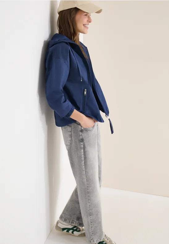 Cecil Cotton blend jacket with hood 212984