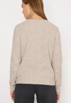 Cecil Cotton Blend Supersoft Round neck cardigan
