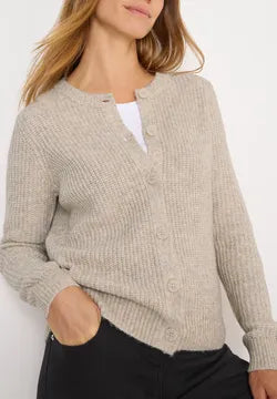 Cecil Cotton Blend Supersoft Round neck cardigan