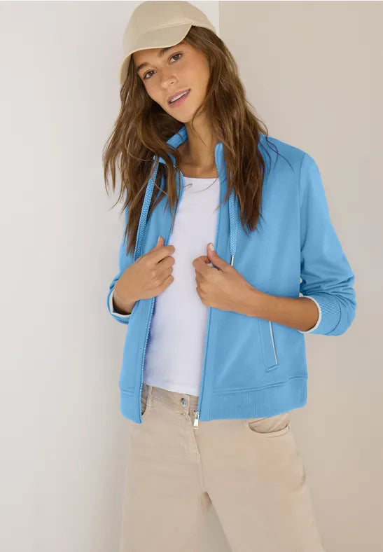 Cecil Blue zip up sweatshirt 254116