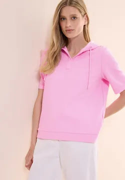 Cecil Cherry Blosson Short Sleeve Hoody  303265