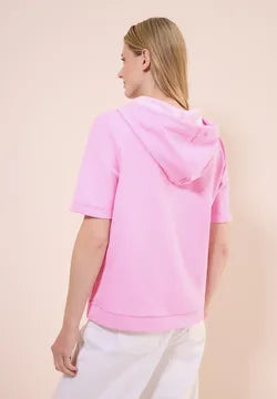 Cecil Cherry Blosson Short Sleeve Hoody  303265