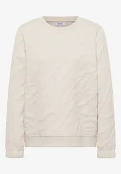 Cecil textured round neck sweatshirt 303475
