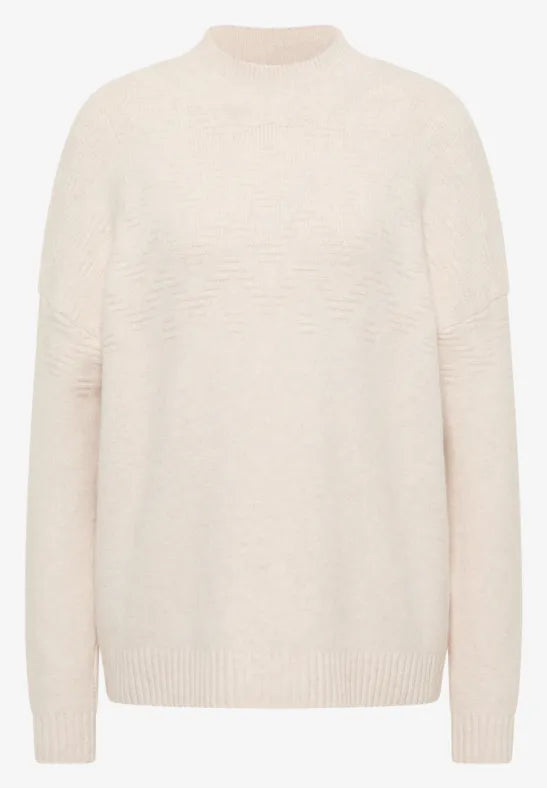 Cecil Supersoft Cosy Jumper in Blossom or Oatmeal 303539
