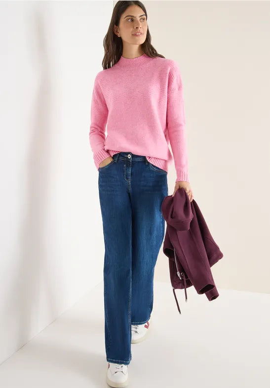 Cecil Supersoft Cosy Jumper in Blossom or Oatmeal 303539
