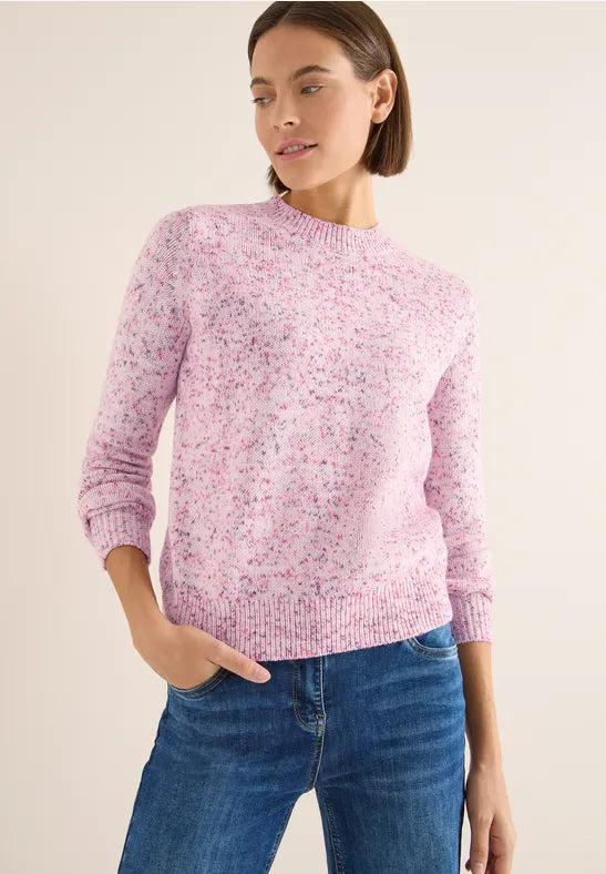 Cecil Cotton blend Jumper in Blossom Fleck print 303540