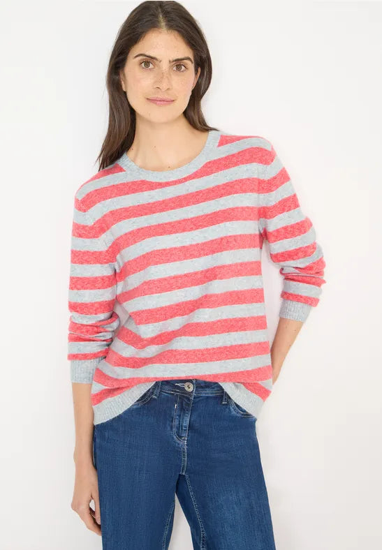 Cecil Cotton blend Stripe jumper 303615