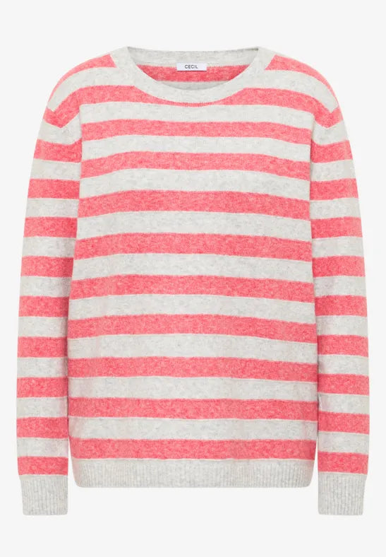 Cecil Cotton blend Stripe jumper 303615