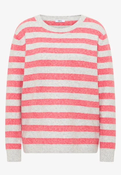 Cecil Cotton blend Stripe jumper 303615