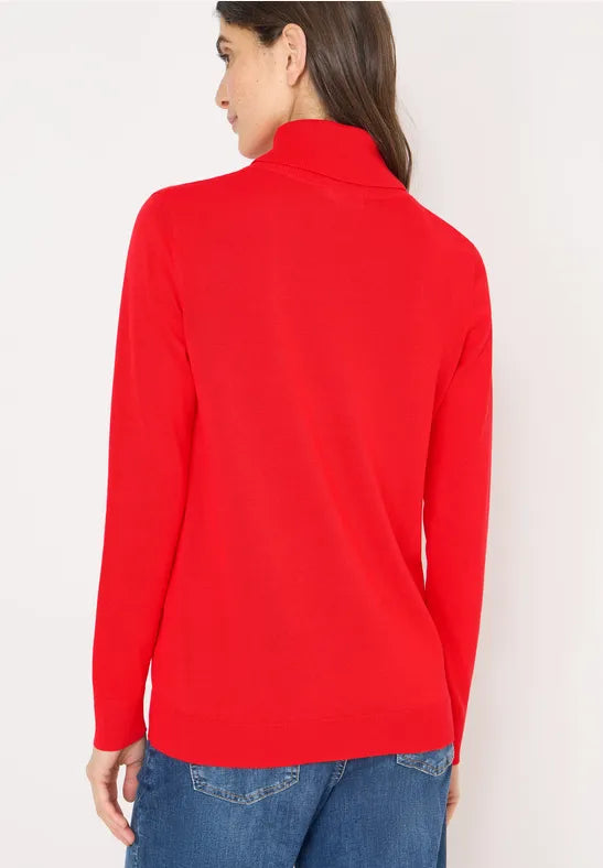 Cecil Cotton blend Fine knit Polo Neck 303629