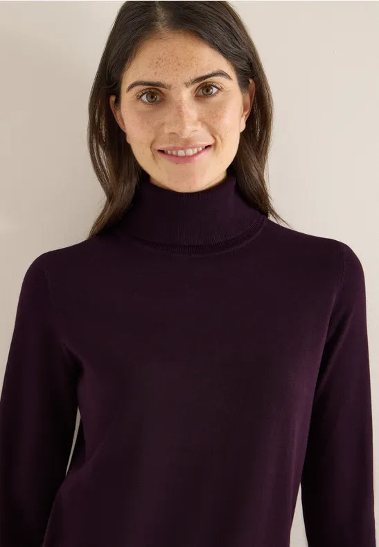 Cecil Cotton blend Fine knit Polo Neck 303629