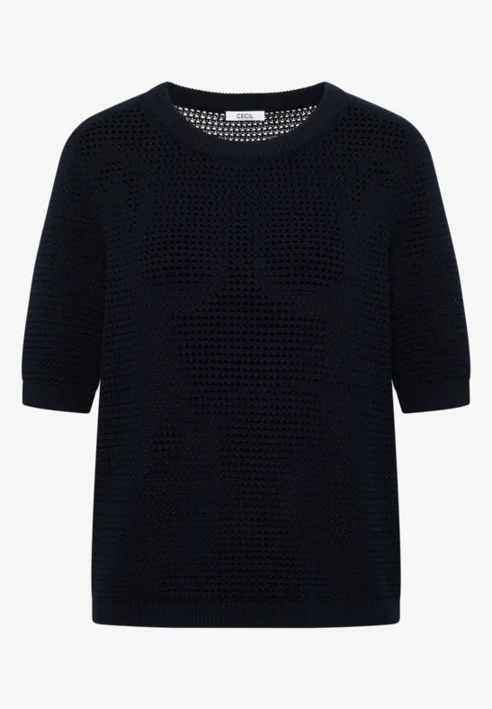Cecil Cotton Short Sleeve knit 303841