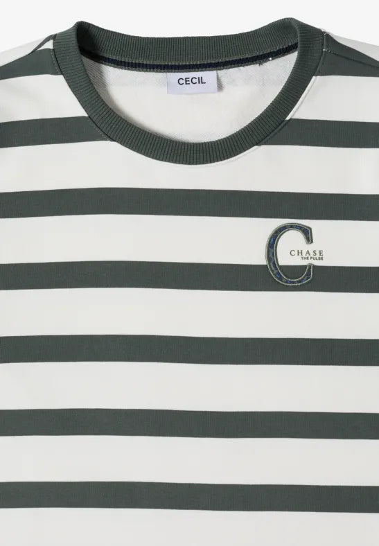 Cecil Round neck sweatshirt with drawstring waist 303988