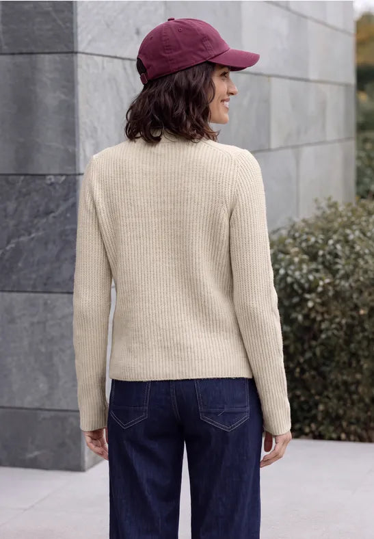 Cecil turtle neck Jumper with cable detail 304169