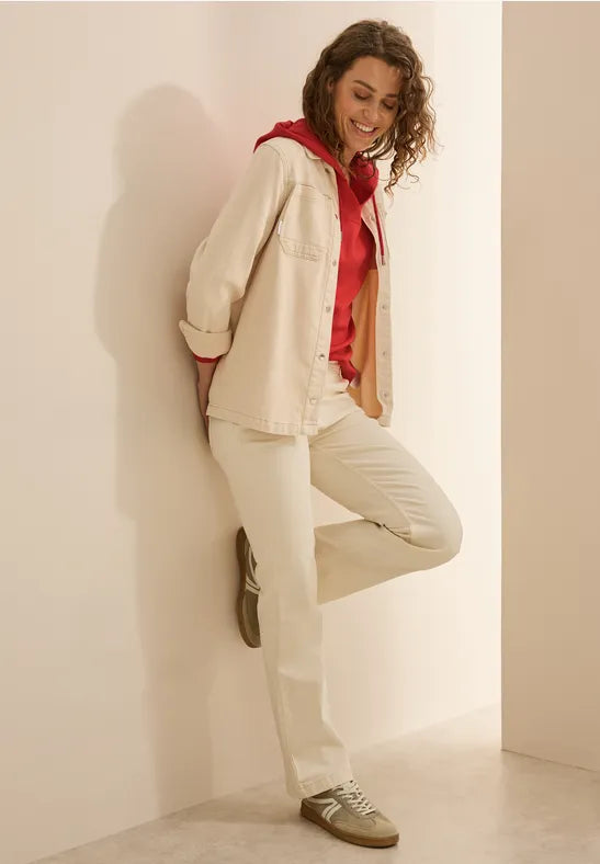 Cecil soft modal sweatshirt in Juicy Orange 322775