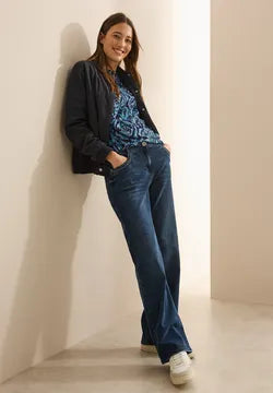Cecil cotton printed top with 3/4 sleeve 322926
