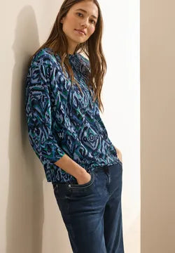 Cecil cotton printed top with 3/4 sleeve 322926