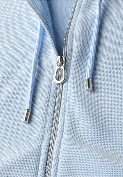 Cecil Full Zip Summer Hoody 322941 Baby Blue