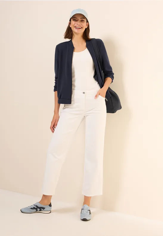 Cecil Saft Modal jacket in Navy or Pearl 323113