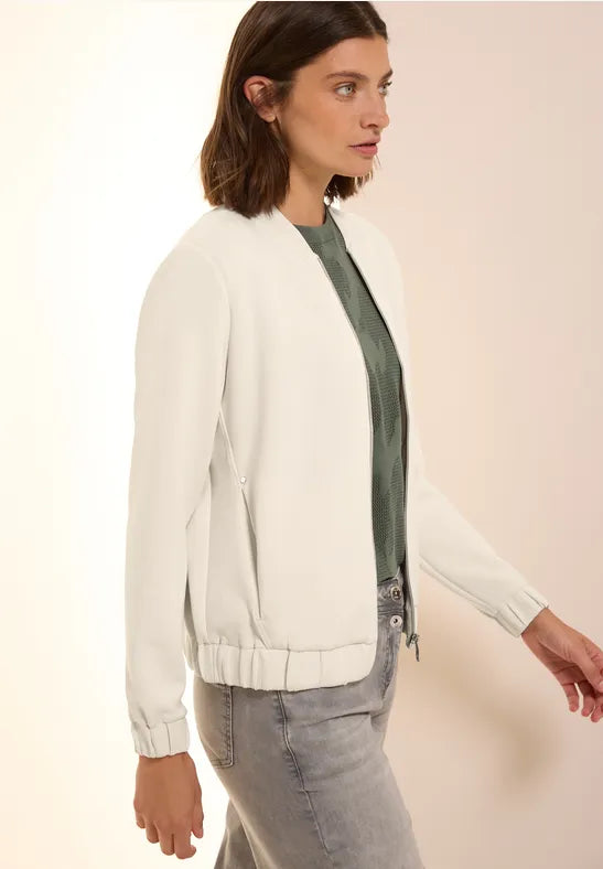 Cecil Saft Modal jacket in Navy or Pearl 323113