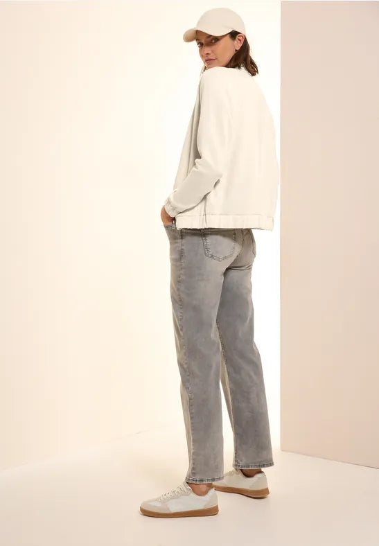 Cecil Saft Modal jacket in Navy or Pearl 323113