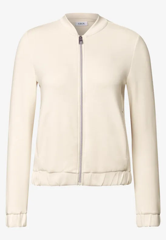 Cecil Saft Modal jacket in Navy or Pearl 323113