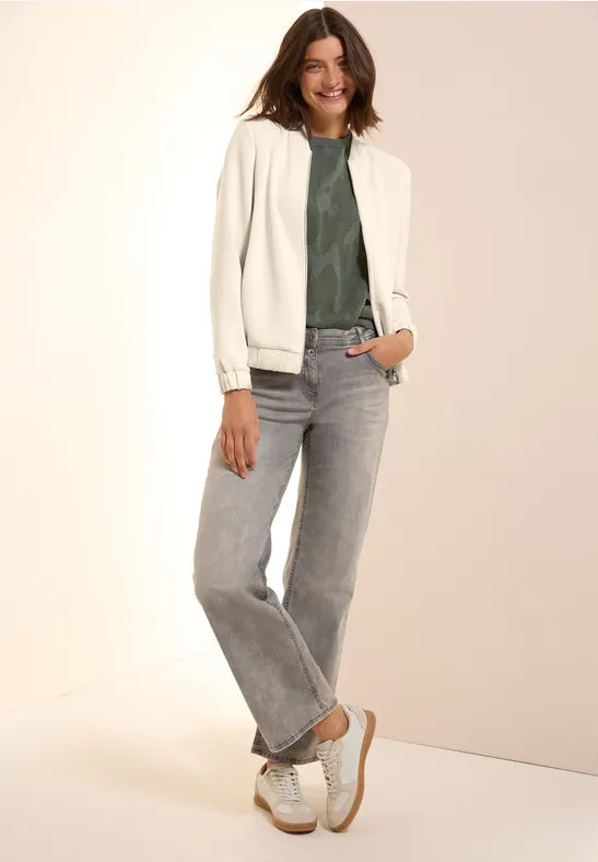 Cecil Saft Modal jacket in Navy or Pearl 323113