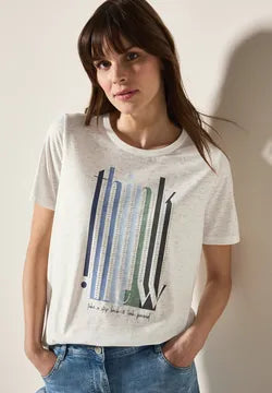 Cecil Think T Shirt with drawstring waist 323117
