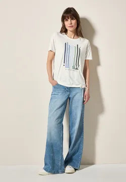 Cecil Think T Shirt with drawstring waist 323117
