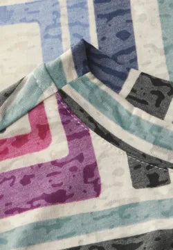 Cecil pattern burnout T Shirt 23119