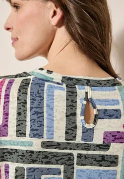 Cecil pattern burnout T Shirt 23119