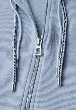Cecil Cotton Blend textured Zip sweatshirt  with pockets 323723