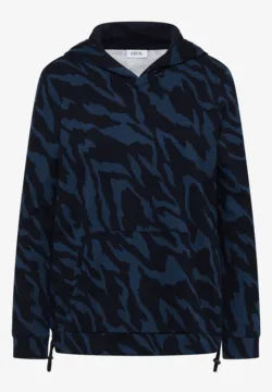 Cecil cotton hoody with drawstring waist  324035