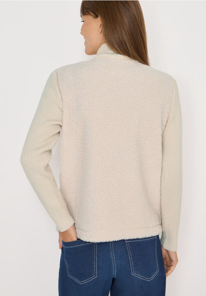 Cecil Teddy jacket with ribbed Sleeves  324166