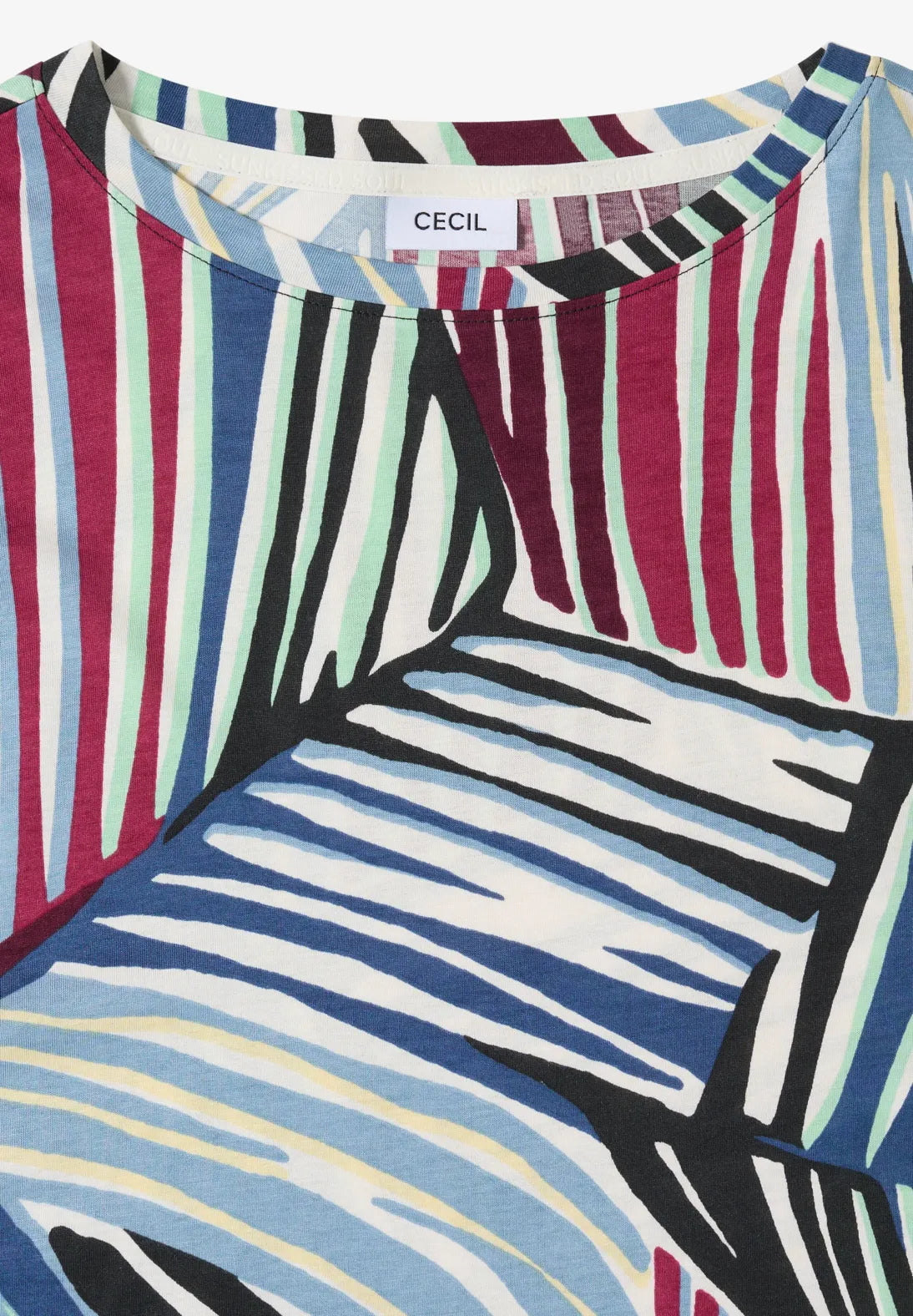 Cecil Cotton graphic print T Shirt 325281
