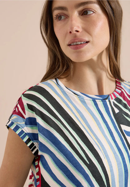 Cecil Cotton graphic print T Shirt 325281