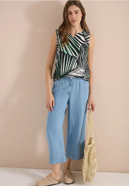 Cecil Palm breeze sleeveless cotton top 325285