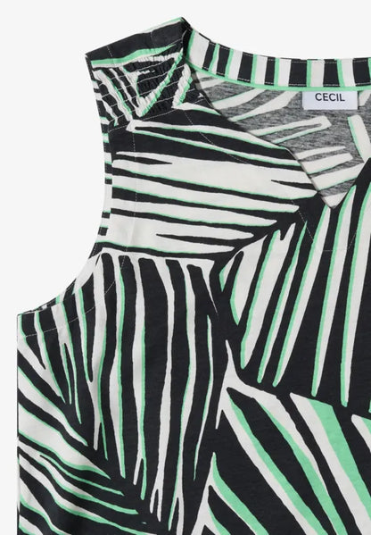 Cecil Palm breeze sleeveless cotton top 325285