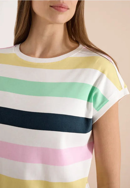 Cecil Cotton Stripe Top  325296