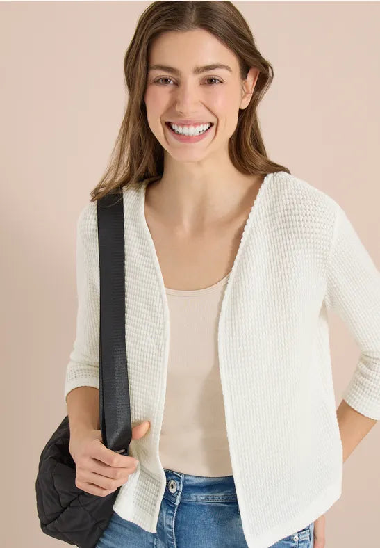 Cecil Edge to edge soft textured jacket 325362