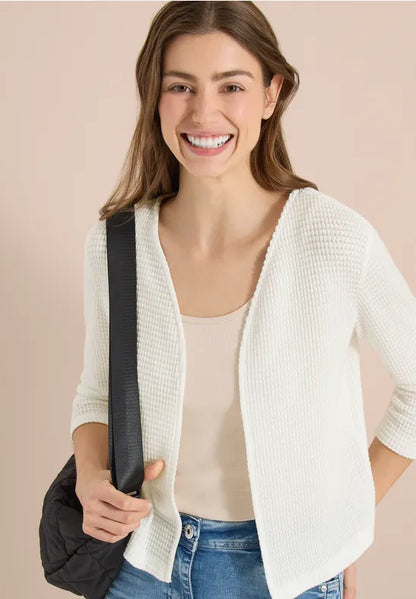Cecil Edge to edge soft textured jacket 325362