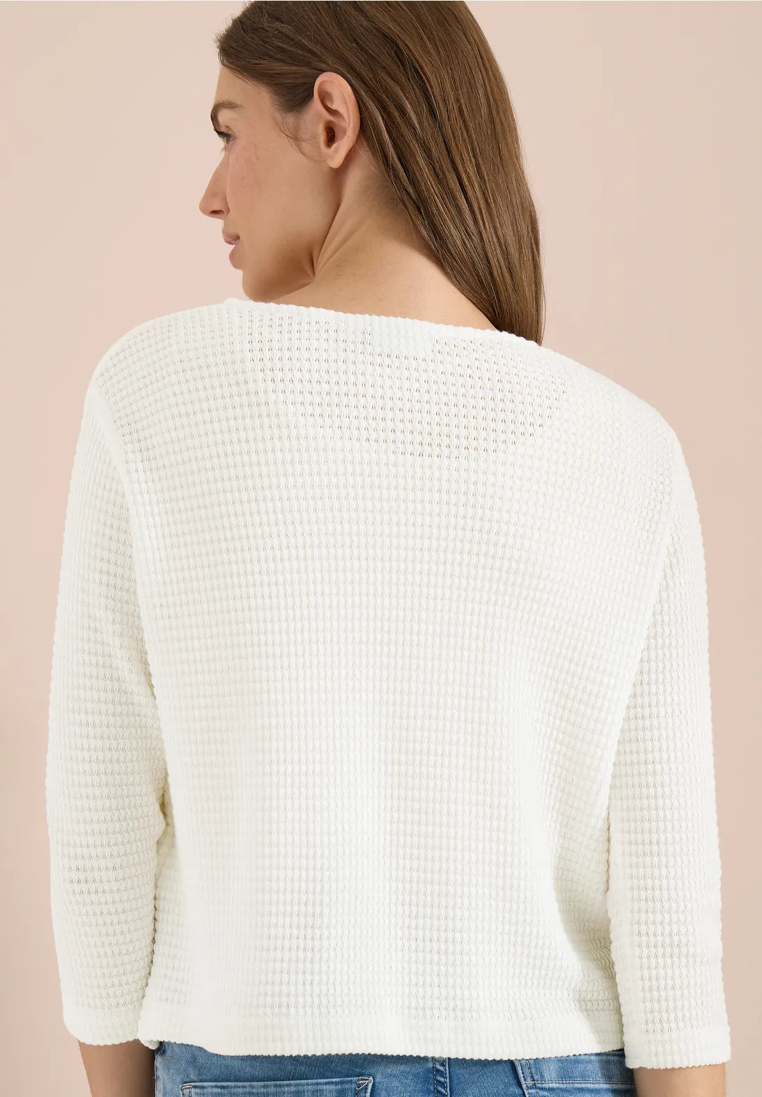 Cecil Edge to edge soft textured jacket 325362