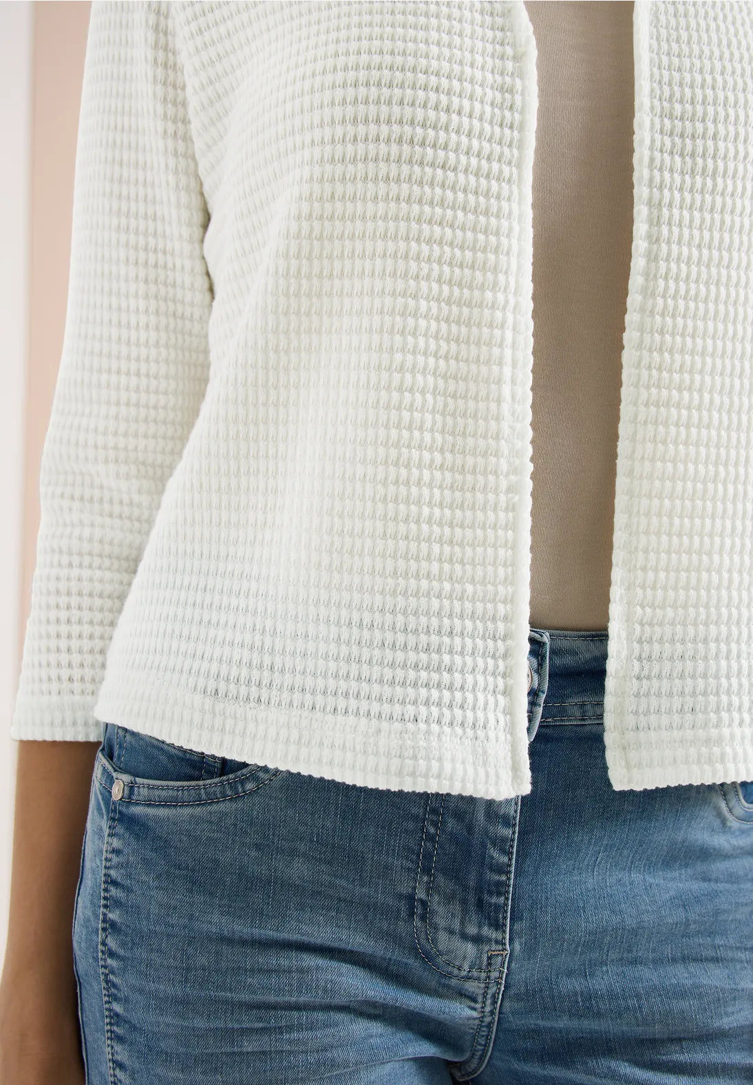 Cecil Edge to edge soft textured jacket 325362
